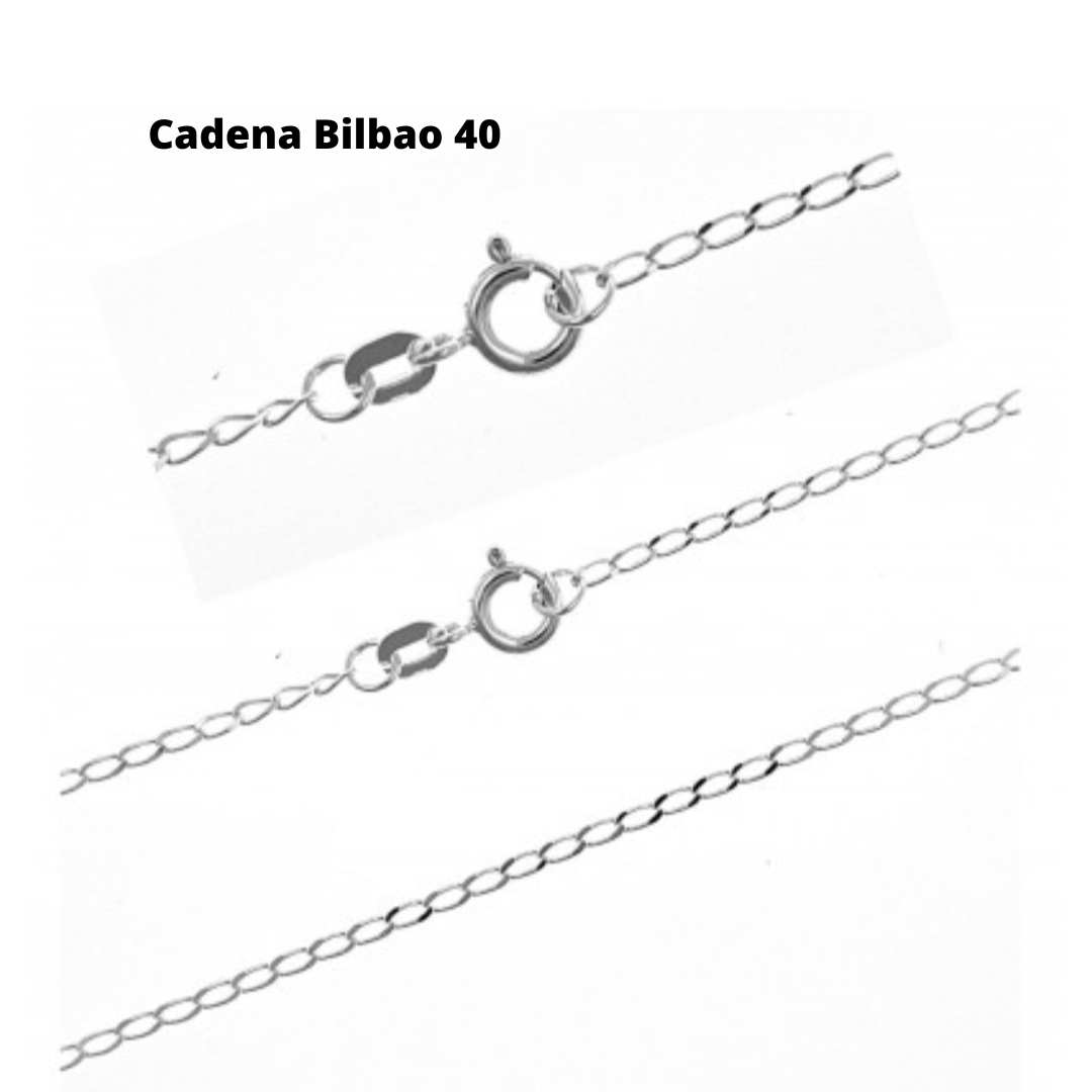 Cadena de plata Bilbao 40