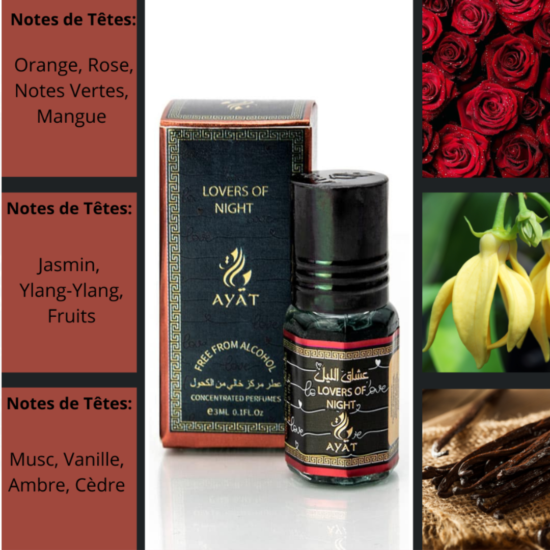 Aceite Intimo Lovers of Night