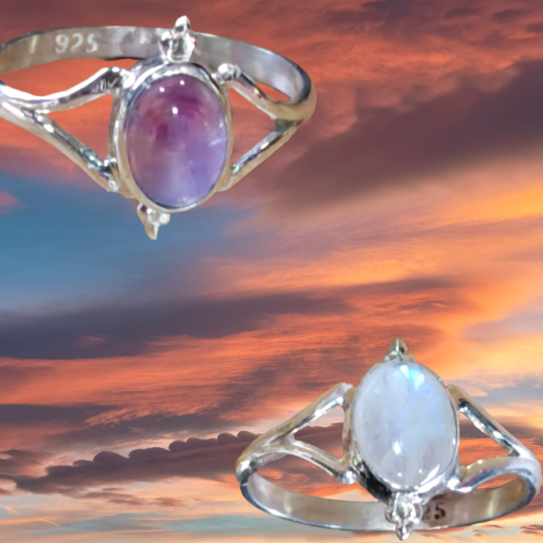 Anillo Ovalo Natural Stone