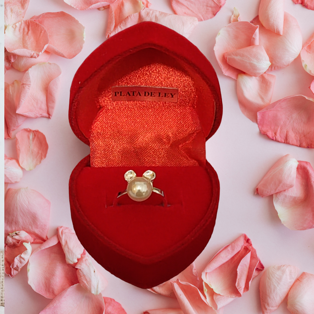 Anillo Oso perla