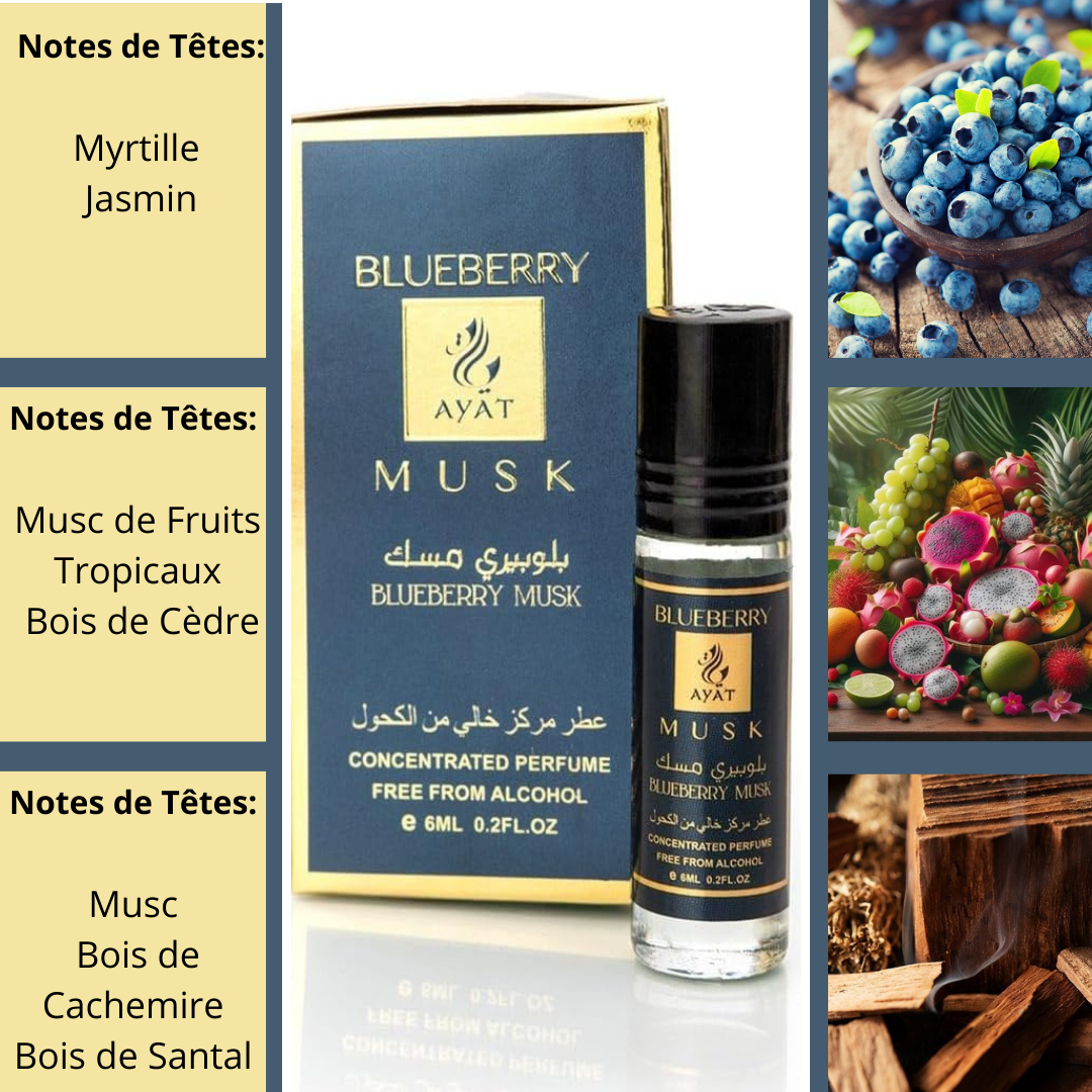 Aceite de Perfume Blueberry Hombre