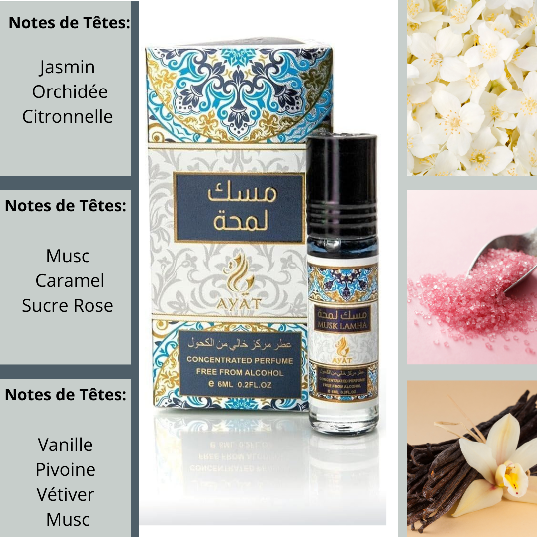 Aceite de Perfume Musk Lamha Mujer