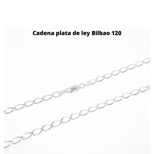 Cadena de plata Bilbao 120