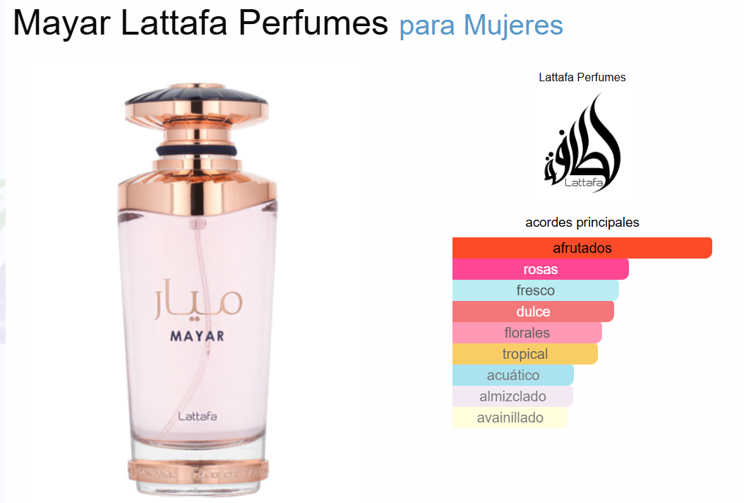 Mayar Pink Perfume - Mujer