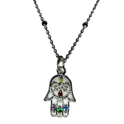 Gargantilla mano de Fátima color.