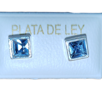 Pendiente cubo color