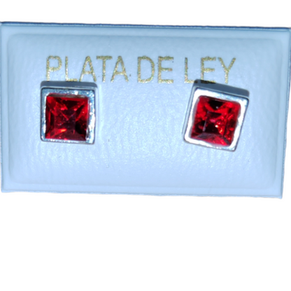 Pendiente cubo color