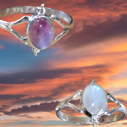 Anillo Ovalo Natural Stone