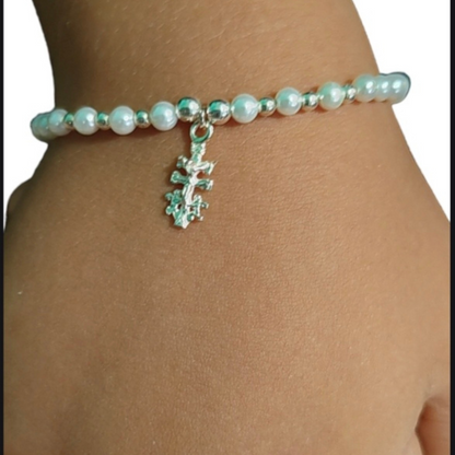 Pulsera perlas cultivadas- niña.