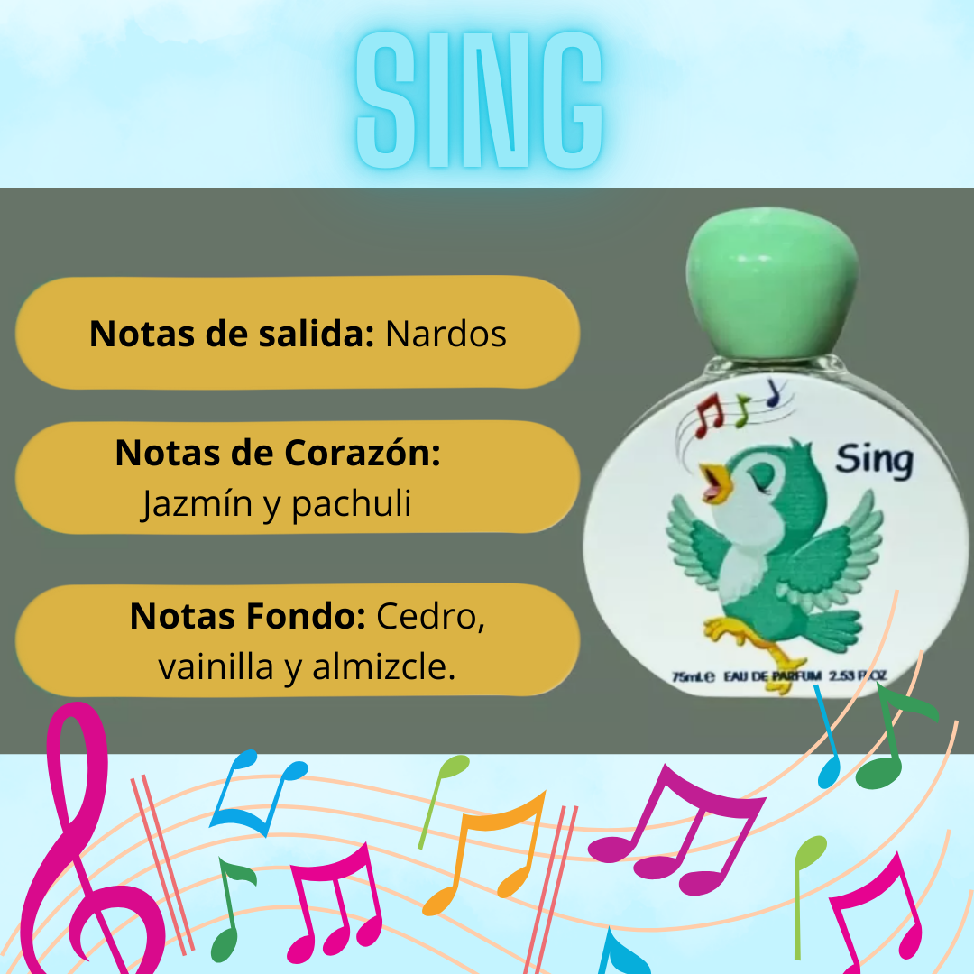 Sing - Perfumes Infantil Unisex