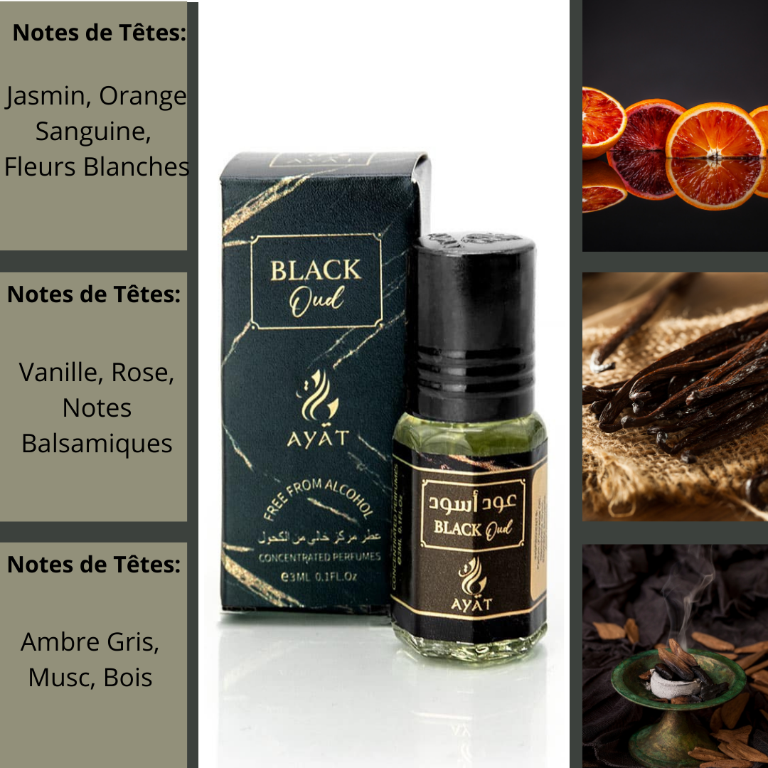 Aceite de Perfume Black Oud